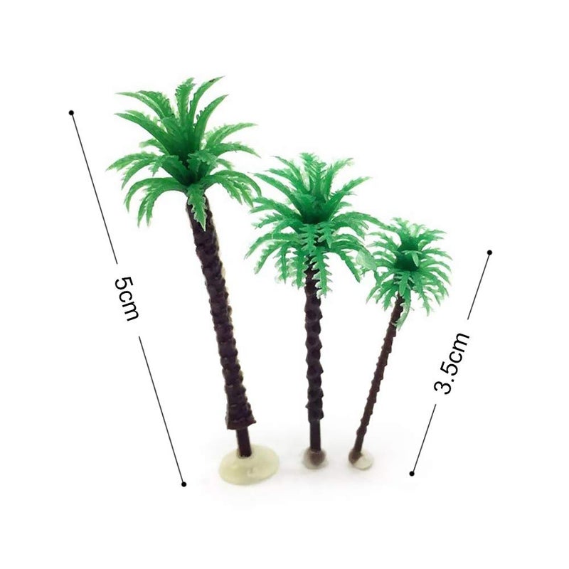 ornerx Miniature Fairy Garden Ornament Kit Summer Beach 34 Pcs - Image 2